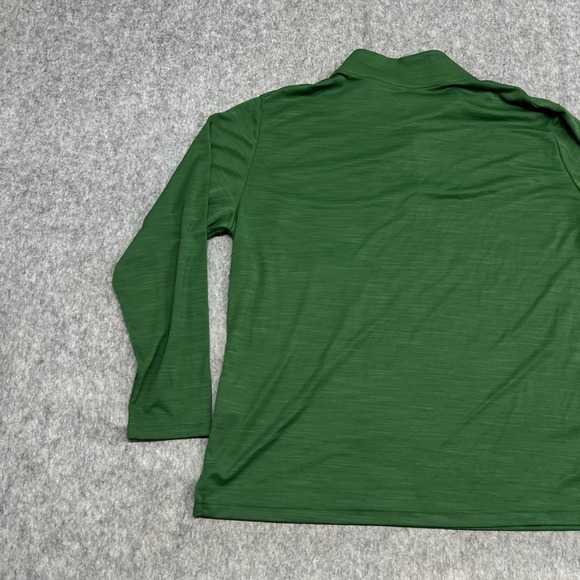 Baylor Bears Pullover Top Mens XL Green NCAA Football Nike Dri-FIT Quarter Zip - Picture 12 of 16